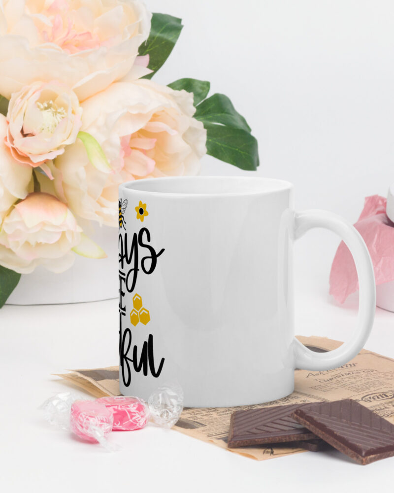 Always Bee Mindful Coffee Mug - Mindfulness Gift 11oz | Teekila